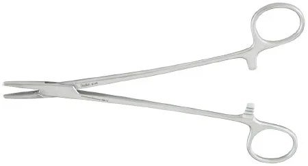 Miltex Needle Holder 7 Inch Serrated Jaws Finger Ring Handle – 17015
