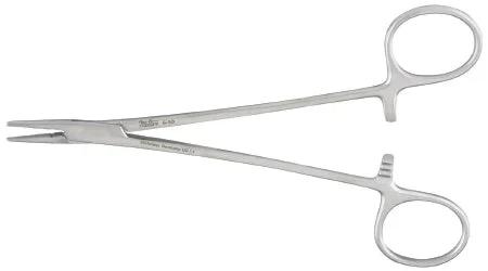 Miltex Needle Holder 7 Inch Straight Serrated Jaw Finger Ring Handle – 8-51TC