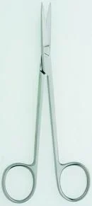 Miltex Padgett Ear / Nasal Scissors Joseph 5-3/4 Inch Length Surgical Grade Stainless Steel / Tungsten Carbide NonSterile Finger Ring Handle Curved Blade Sharp/Sharp – PM-2988