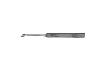 Miltex Padgett Osteotome Giunta 4 mm Curved V-Shaped Tip with Double Guards OR Grade Stainless Steel NonSterile 7 Inch Length – PM-1632