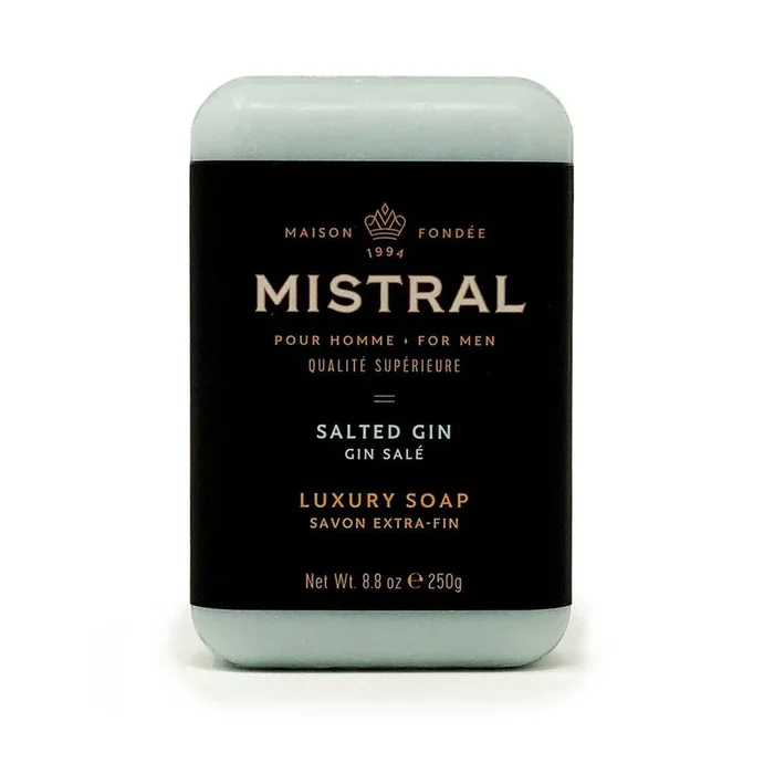 Mistral Men’s Salted Gin Bar Soap (8.8 oz) #10082694