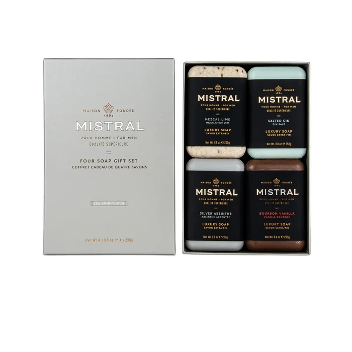 Mistral Spirits 4-Soap Gift Set (7.9 oz) #10080584