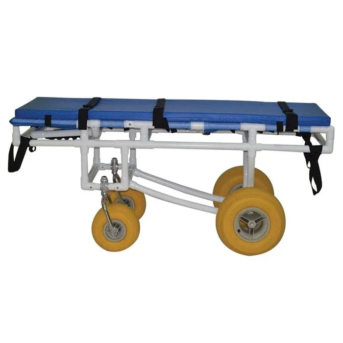 MJM International All Terrain Stretcher – Heavy Duty Wheels & 300 Lb Weight Cap