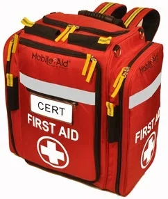 MobileAid XL CERT Trauma First Aid Backpack Kit by LifeSecure