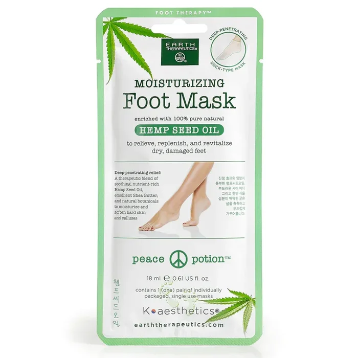 Moisturizing Foot Mask with Hemp Seed Oil