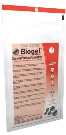 Molnlycke Surgical Glove Sterile Polyisoprene Standard Cuff Length Smooth Blue