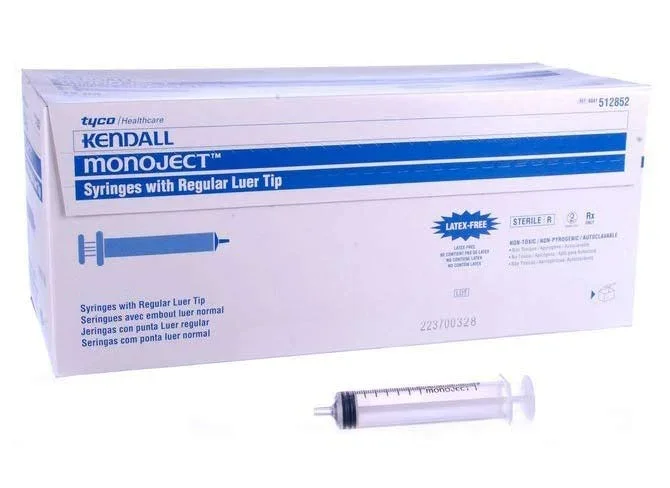 Monoject Rigid Pack Luer-Lock Tip Syringe by Covidien