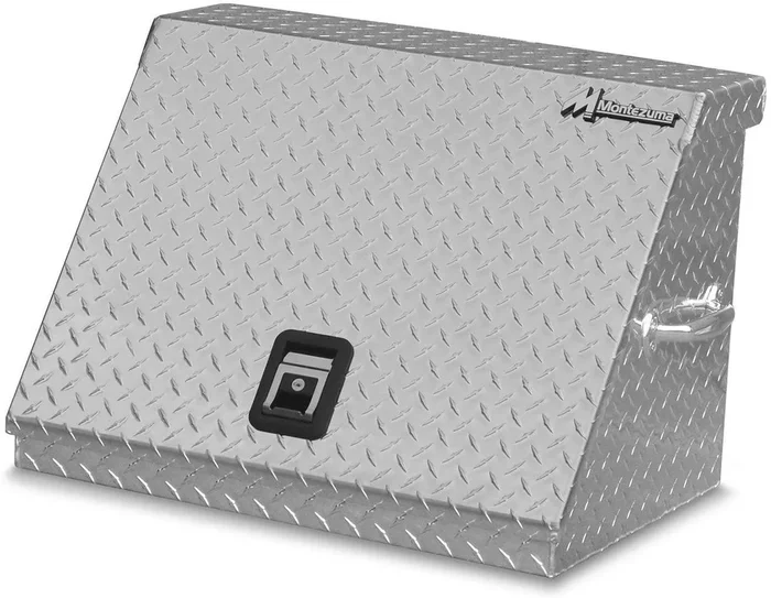 Montezuma Aluminum Triangle Portable Toolbox – Perfect for Truck Beds