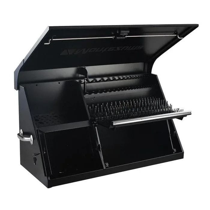 Montezuma Steel Triangle Toolbox Storage Chest – 41″ x 18″
