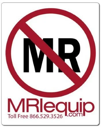 Mriequip.Com 10 Per Unit Mri Non-Magnetic Not Mr Safe Sticker – MT-8005-10