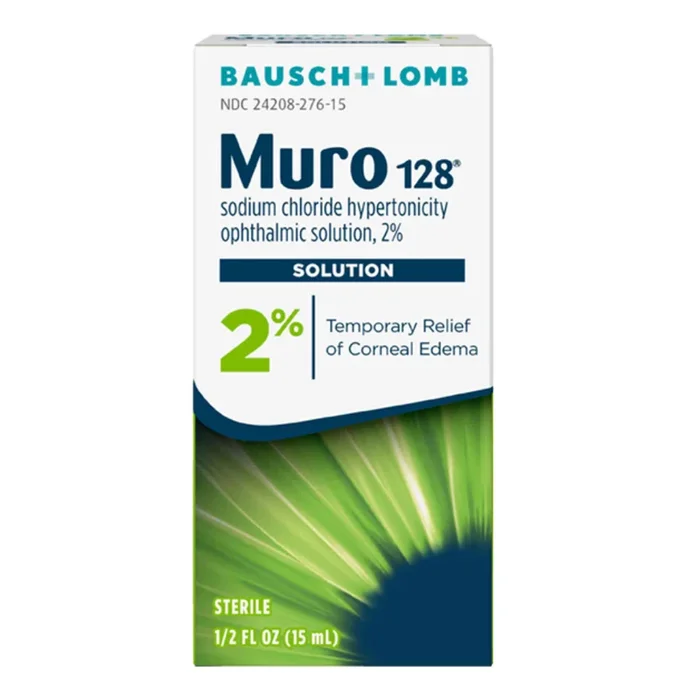 Muro 128 (Sodium Chloride Hypertonicity Ophthalmic Solution, 2%)