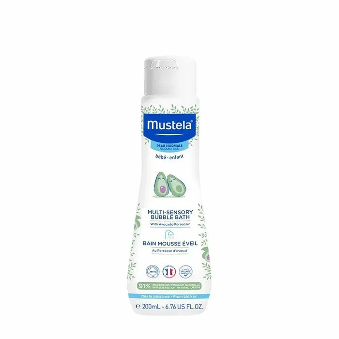 MUSTELA BAÑO BURBBLE MULTISENTALES CON AVOCACHO 6.76 OZ