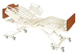 N.O.A. Medical Industries Light Electric Bed Long-Term Care 80 Inch Sturdy Slat Deck 8-1/2 to 25 Inch Height Range – 1070001BEI