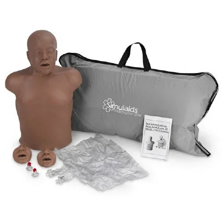 Nasco Simulaids Paul Compact CPR Training Manikin Vinyl Plastic Over Polyurethane – 100-2803