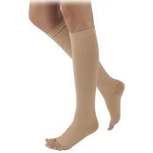 Natural Rubber Knee-High Stockings Size M2, Natural