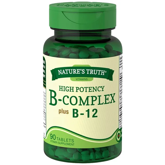 Nature’s Truth High Potency B Complex más B12 90 tabletas