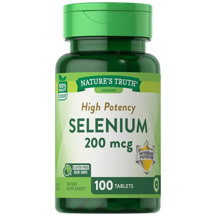 Nature’s Truth High Potency Selenium 200 McG 100 Tabletas