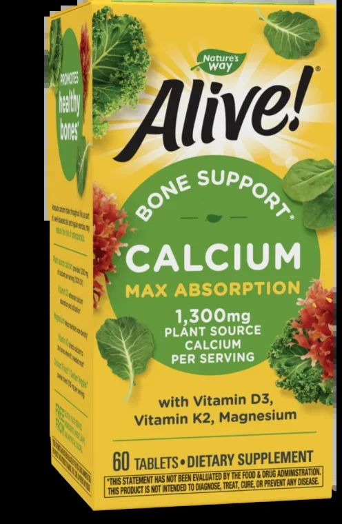 Nature’s Way Alive Calcium Bone Formula 60 Tabletas