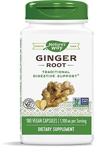 Nature’s Way Ginger Root Vegan Capsules