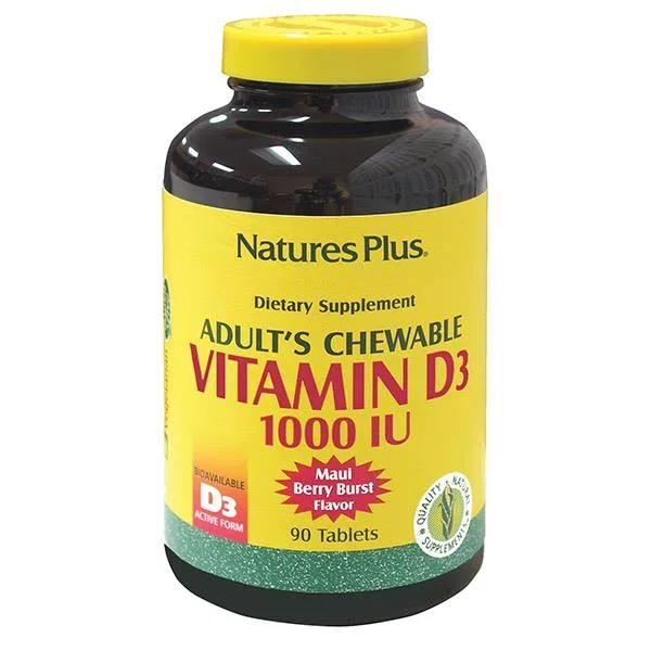 Nature Plus Vitamina D3 masticable para adultos
