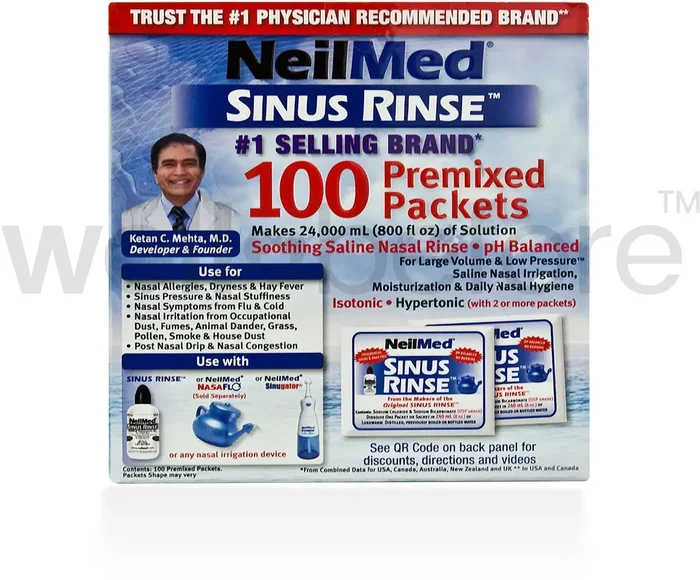 NeilMed Sinus Rinse Refill Kit