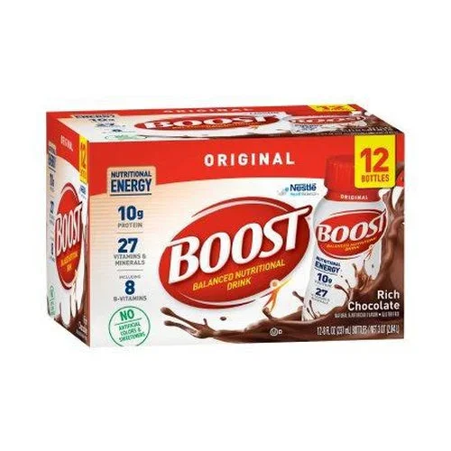 Nestle Boost Rich Chocolate Flavor Oral Supplement Ready to Use 8 oz. Bottle
