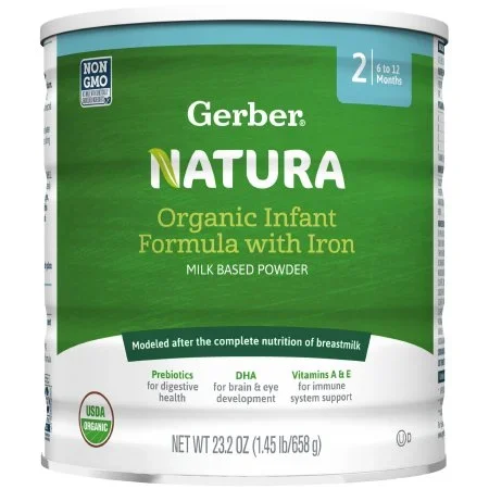 Nestle Healthcare Nutrition Infant Formula Gerber Natura Stage 2 Organic Can Powder – 5000039979