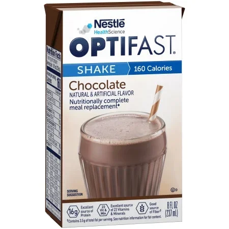 Nestle Healthcare Nutrition Oral Supplement Optifast 800 Chocolate Flavor Ready To Use 8 Oz. Container Carton – 12320496
