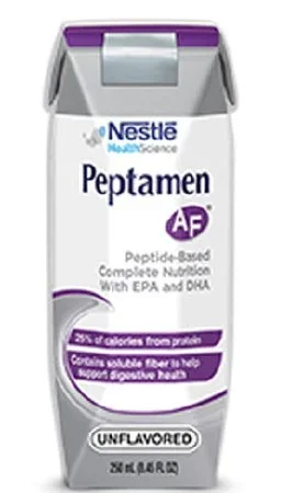 Nestle Healthcare Nutrition Peptamen AF Tube Feeding Formula 250 mL Carton Ready to Use Unflavored Adult – 798716663700
