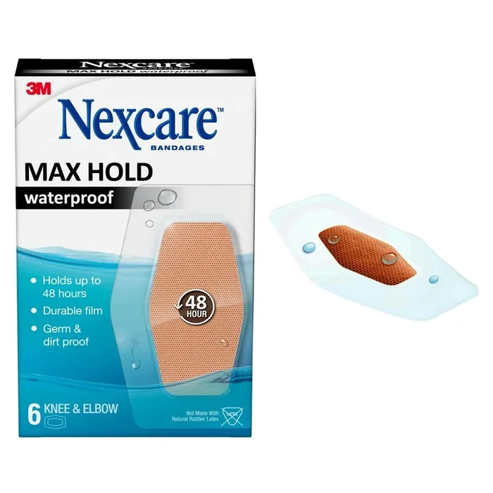 Nexcare Max Hold Knee and Elbow Bandage 6 ct