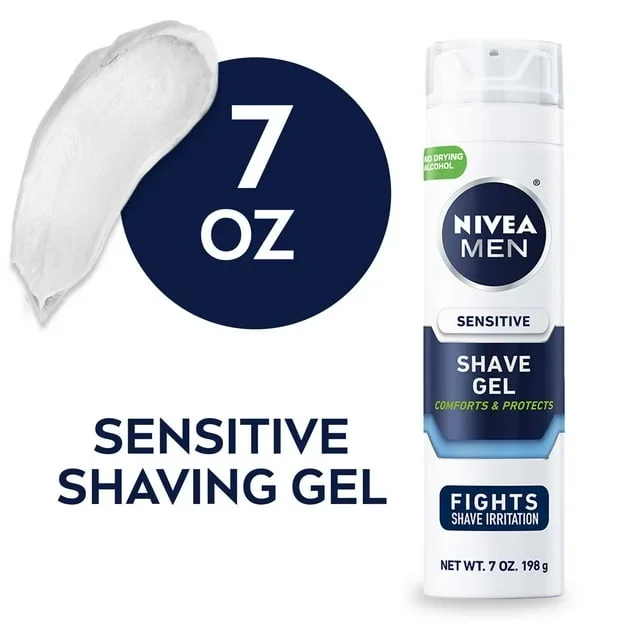 Nivea para hombres gel de afeitado sensible 7 oz