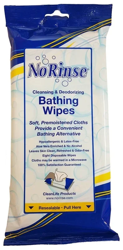 No Rinse Bath Wipe
