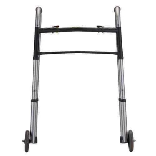 Nova Medical 4095D Heavy Duty Bariatric 2-Button Walker with 5″ Wheels