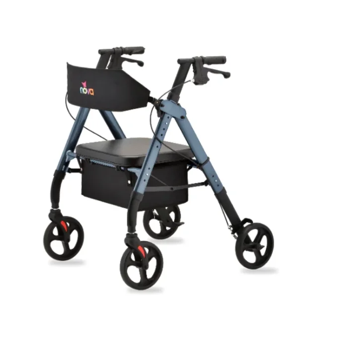 Nova Medical 4259 Star HD Lightweight Bariatric Folding Rollators