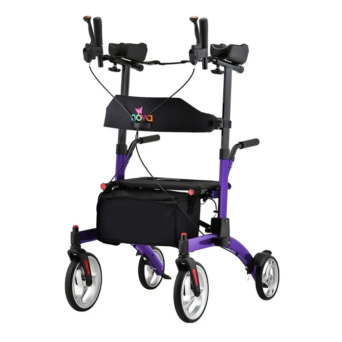 Nova Medical 4802 Dragon Fold n’ Go Rise UP Rollator Upright Standing Walker