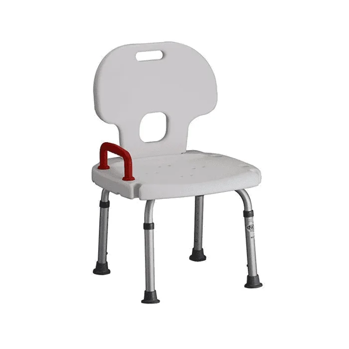 Nova Medical 9100 Deluxe Adjustable Height Bath Bench with Safety Handle