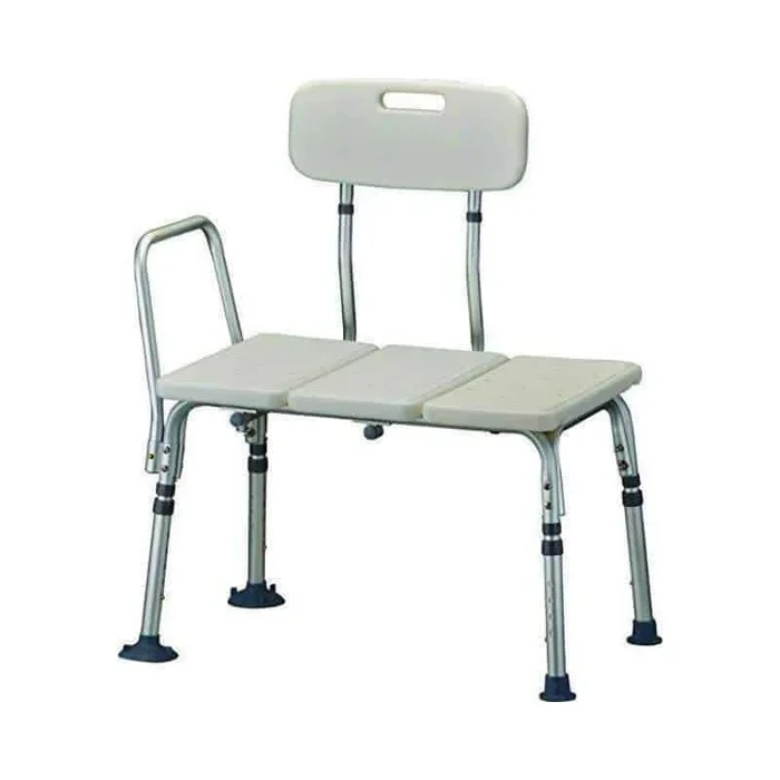 NOVA Medical Portable Bath Transfer Bench – White