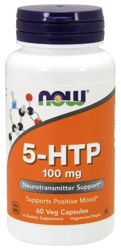 Now 5 HTP 100mg Vegetable Capsules