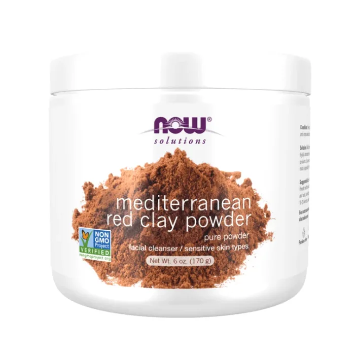 NOW Mediterranean Red Clay Powder (6 oz) #16669