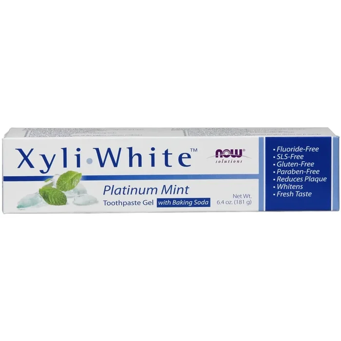 NOW Xyli-Toothpaste – Platinum Mint (6.4 oz) #10076089