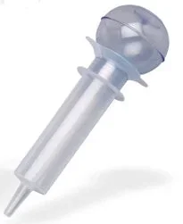 Nurse Assist Clear-Vu Irrigation Bulb Syringe 60 mL Disposable NonSterile Bulk Packaging Plastic – 3107