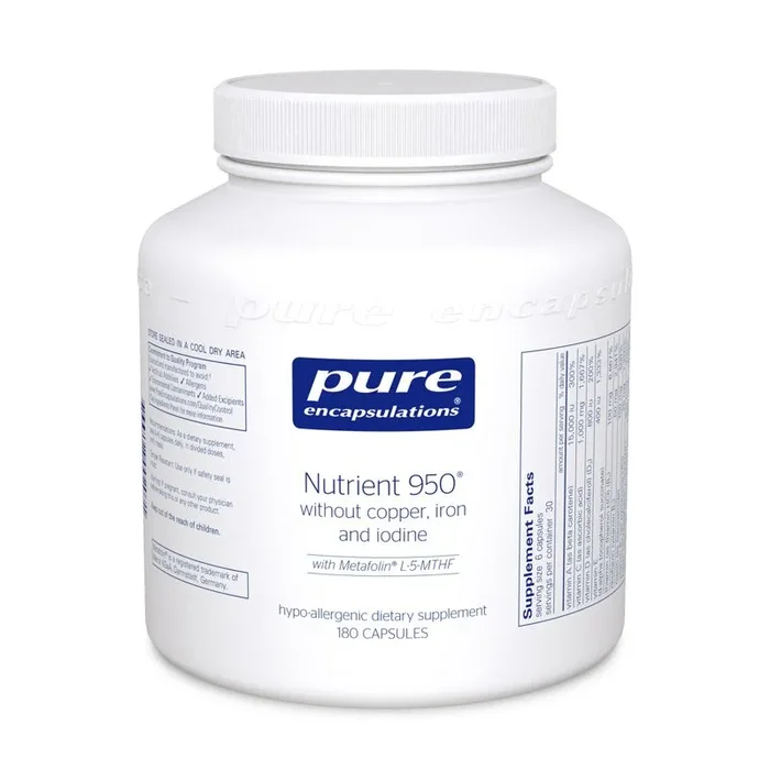 Nutrient 950 without Copper, Iron & Iodine 180’s