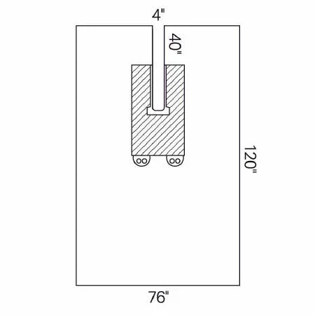 O&M Halyard Inc Surgical Drape U-Drape 76 W X 120 L Inch Sterile – 89301