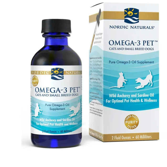 Omega-3 Pet, Cats and Small Breed Dogs