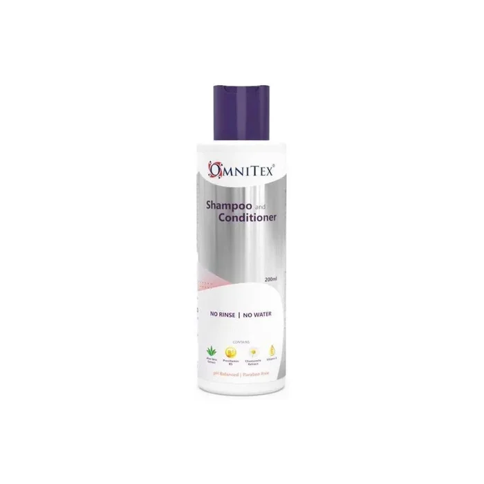Omnitex 250ml Rinse Free Shampoo & Conditioner
