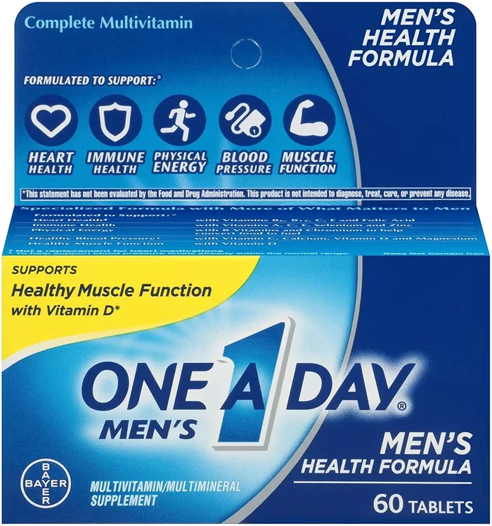 One A Day Men’s Health Formula Multivitamin 60 Tablets