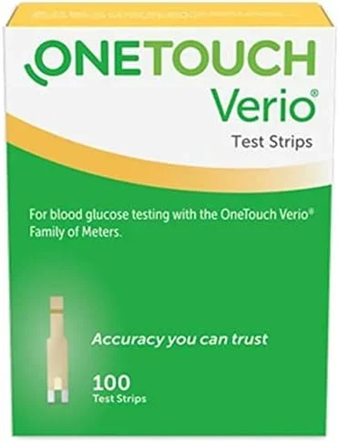 OneTouch Verio Test Strips – 100 BOX