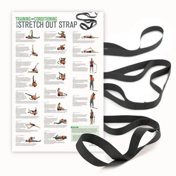 OPTP Stretch Out Strap XL with Training & Conditioning Poster