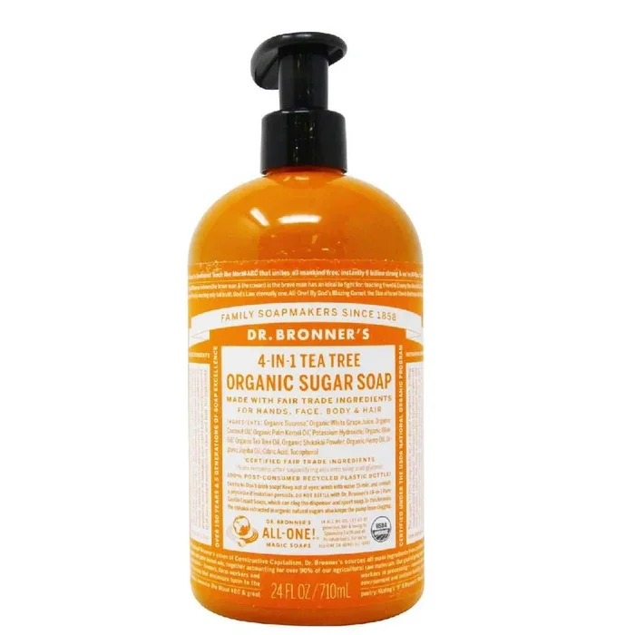 Organic Sugar Soap Tea Tree