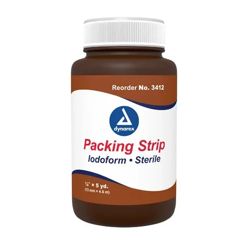 Packing Strips Iodoform Gauze 1/2 x 5 Yards (each)